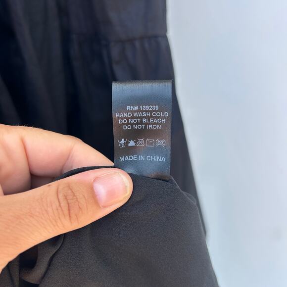 Tuckernuck Marissa Midi Off-The-Shoulder Dress Fit And Flare Black Medium - Picture 12 of 12